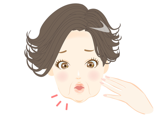 たるみイラスト